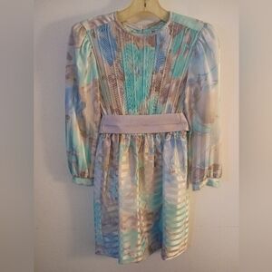 Pastel Pleated Dress